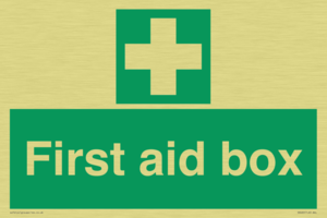first aid box